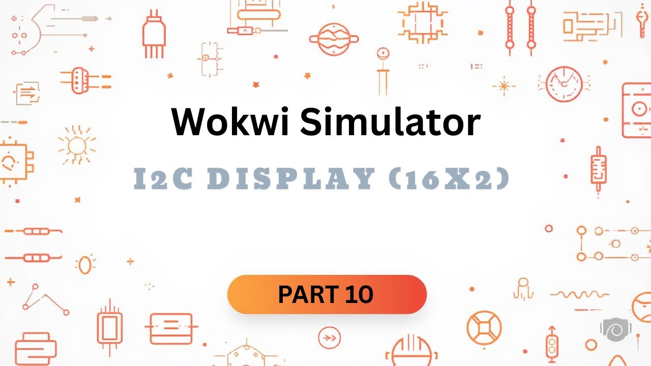 I2C LCD Display with Arduino | SDA SCL  | wokwi Simulator in Tamil