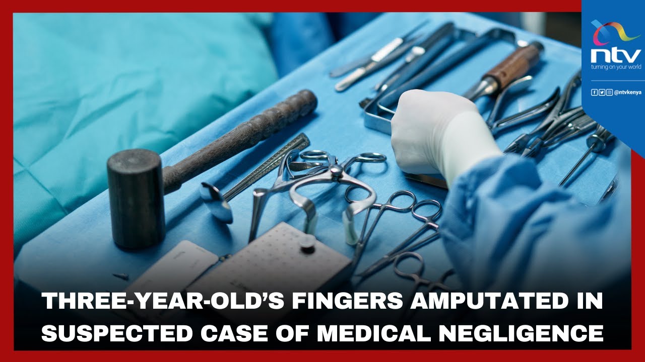 Three-year-old’s fingers amputated in suspected case of medical negligence