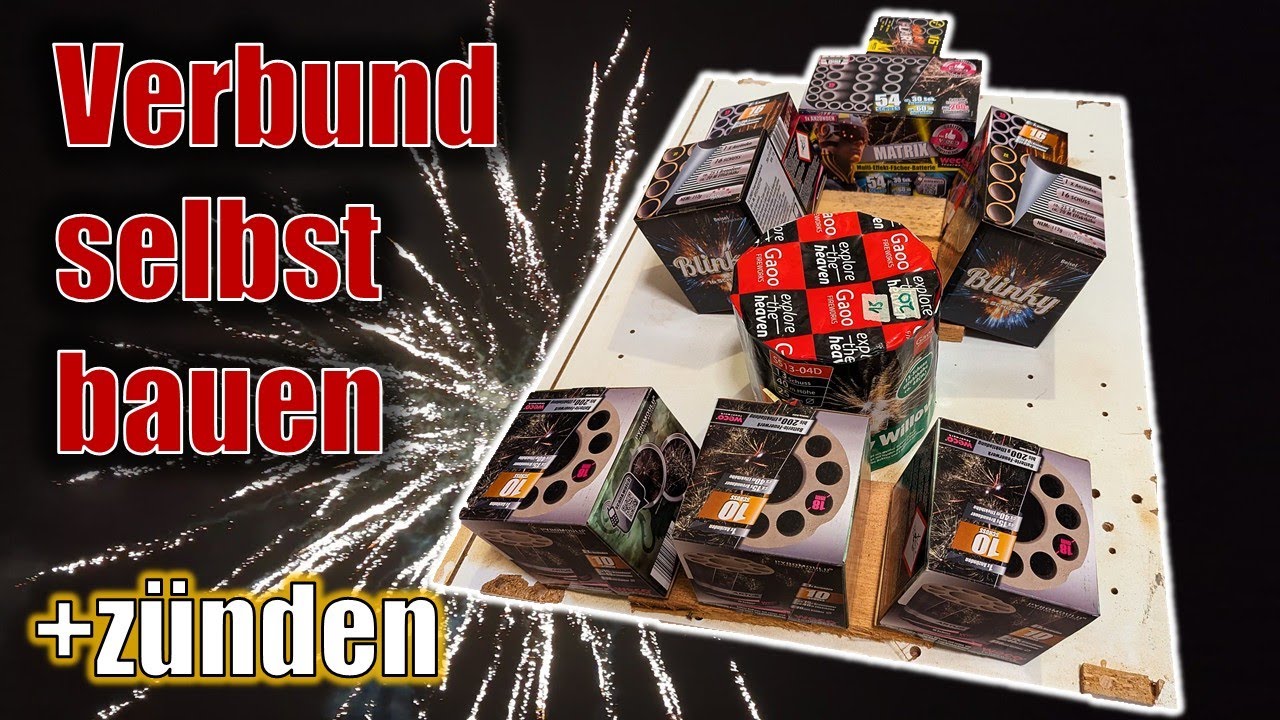 FEUERWERKS VERBUND selbst VERLEITEN & ZÜNDEN | So geht´s!  [Twins Fireworks]