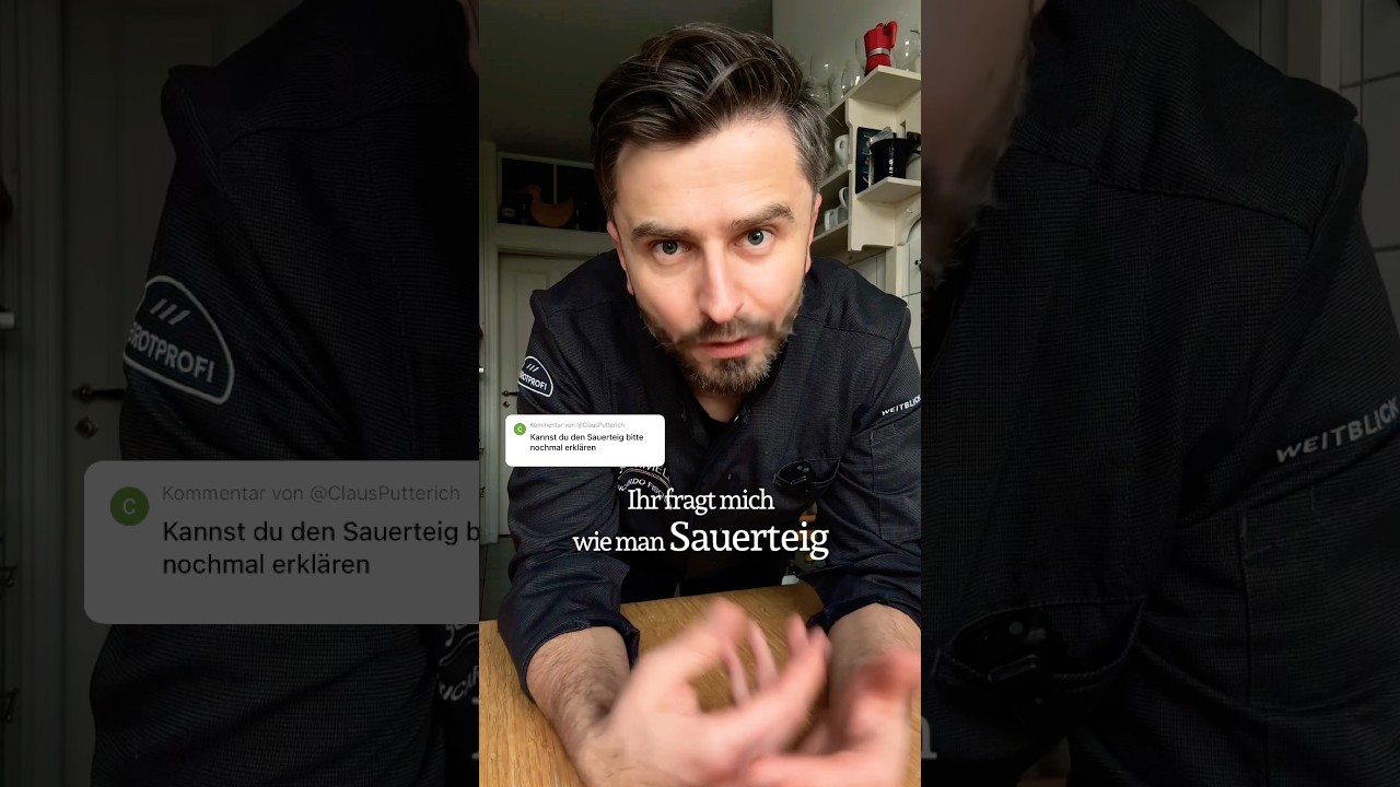 Sauerteig selbst herstellen ohne Anstellgut. #sauerteig #brotprofi