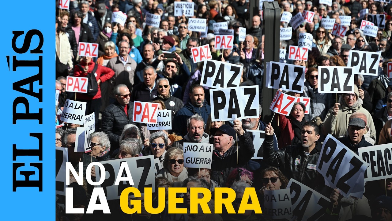 NO a la GUERRA | Varias manifestaciones han recorrido las principales ciudades españolas | EL PAÍS