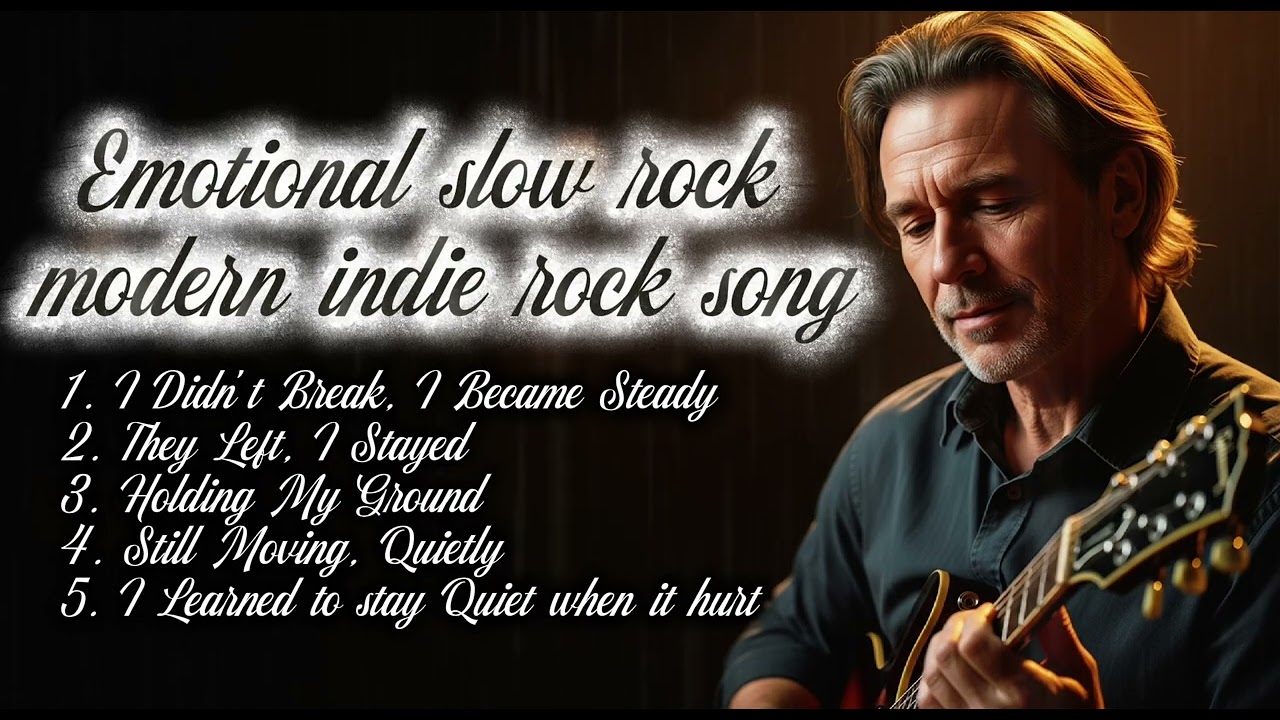 Emotional Slow Rock | Modern indie rock song | Emotional sad Ballad song | They Left. I Stayed 