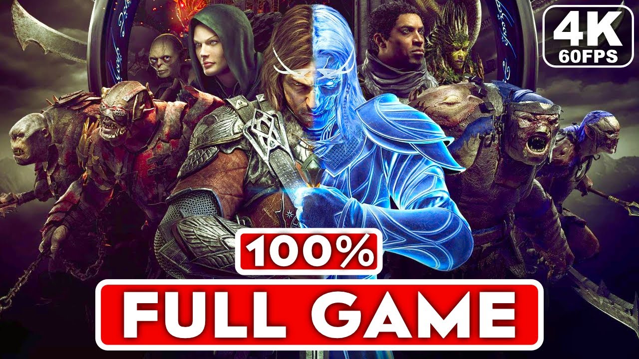 SHADOW OF WAR Gameplay Walkthrough Part 1 FULL GAME [4K 60FPS PC ULTRA] -  No Commentary