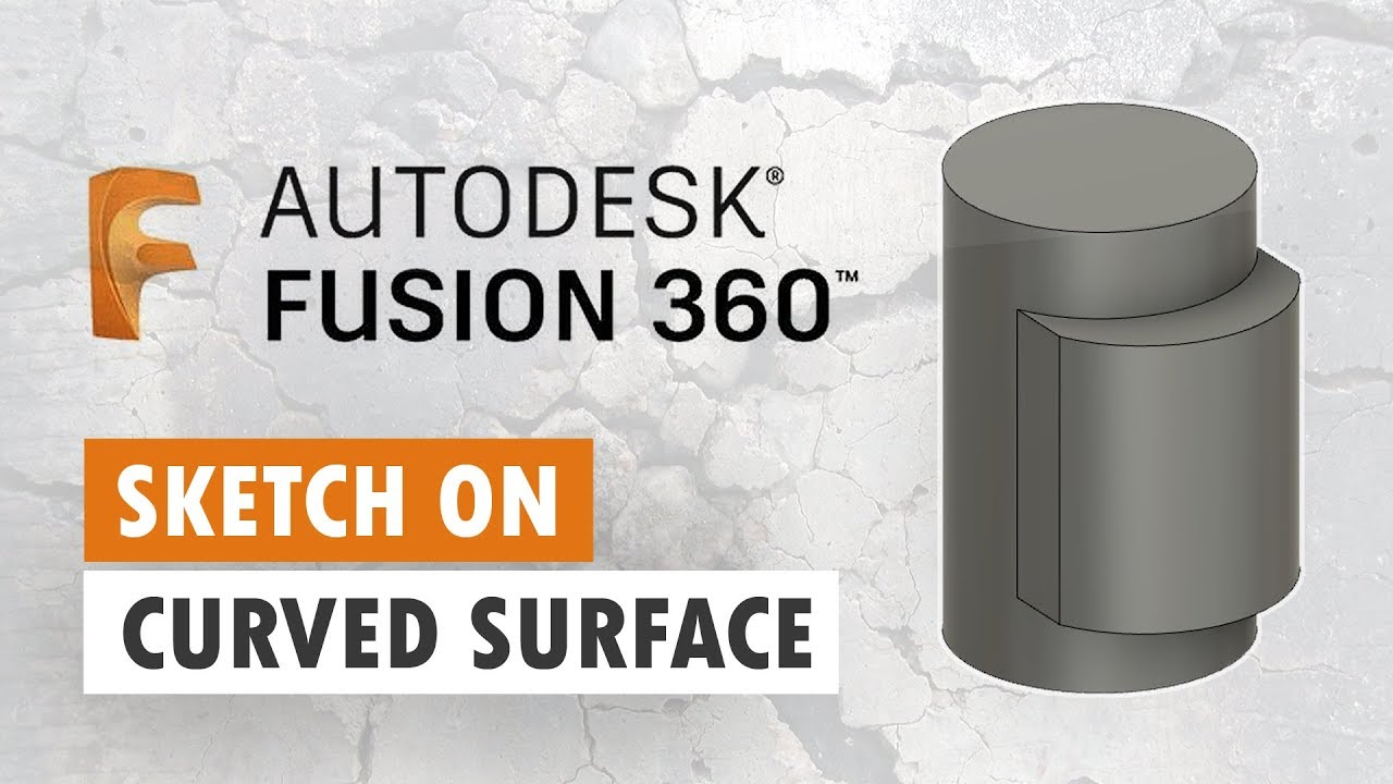 Эскиз проекта на криволинейной поверхности — Fusion 360