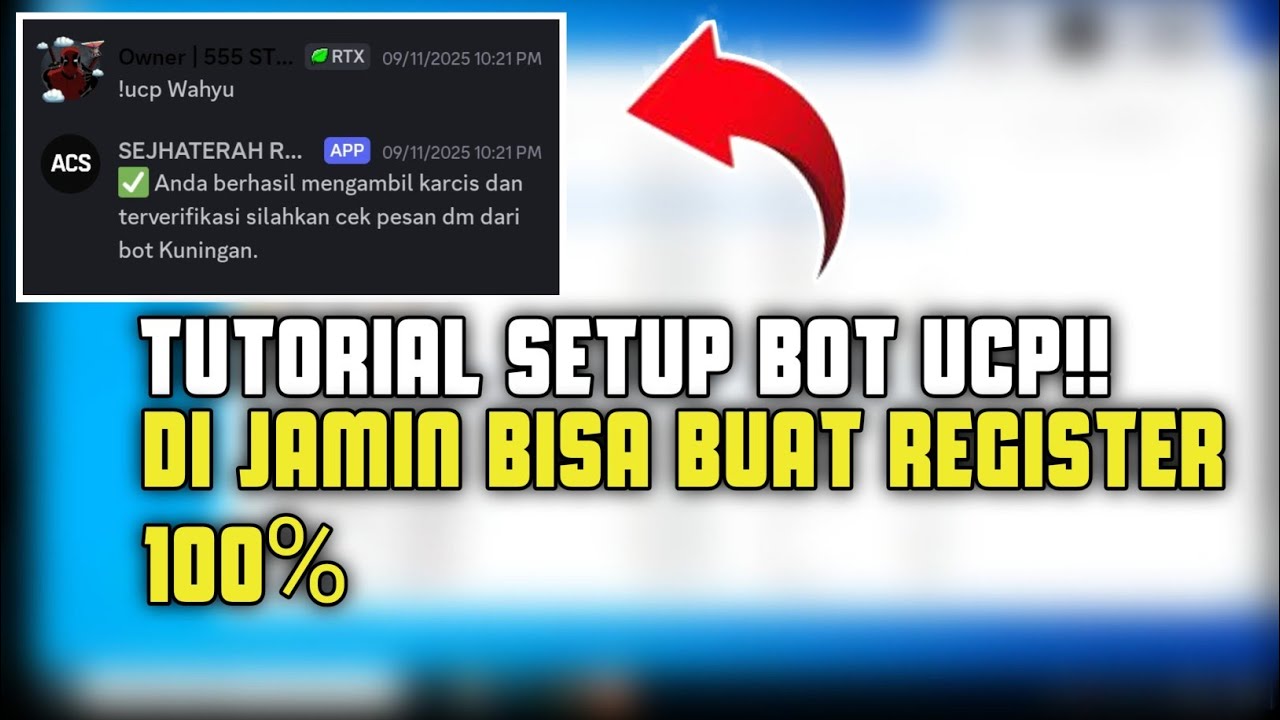 TUTORIAL SETUP BOT UCP SAMP || SAMP ROLEPLAY INDONESIA