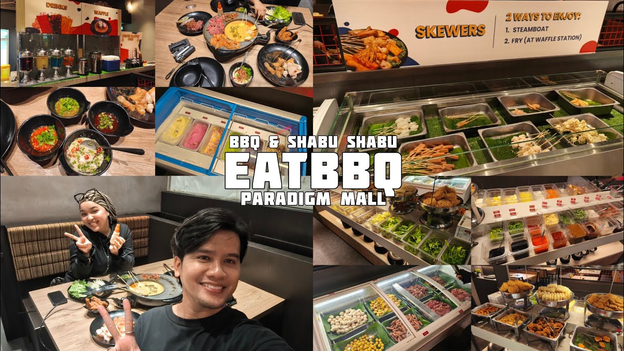 🔥 REVIEW BUFFET BBQ & SHABU SHABU DI EatBBQ  | All-You-Can-Eat Serendah RM29.90! 🔥