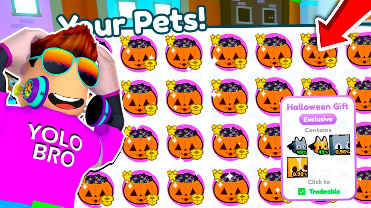 50+ БЕСПЛАТНЫХ HALLOWEEN GIFT В PET SIMULATOR X В РОБЛОКС! ROBLOX