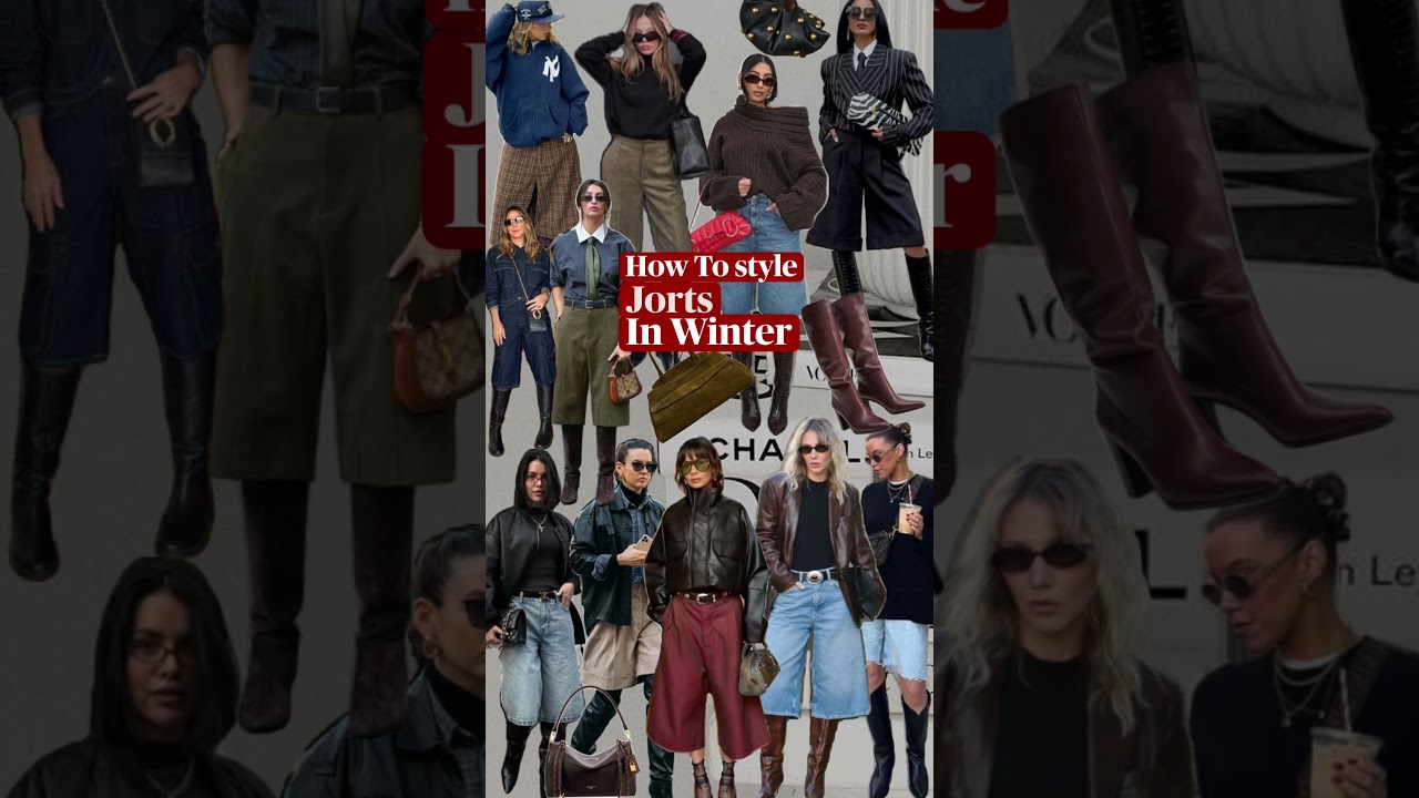 Como usar jorts no inverno — o truque fashion que as cool girls amam. 