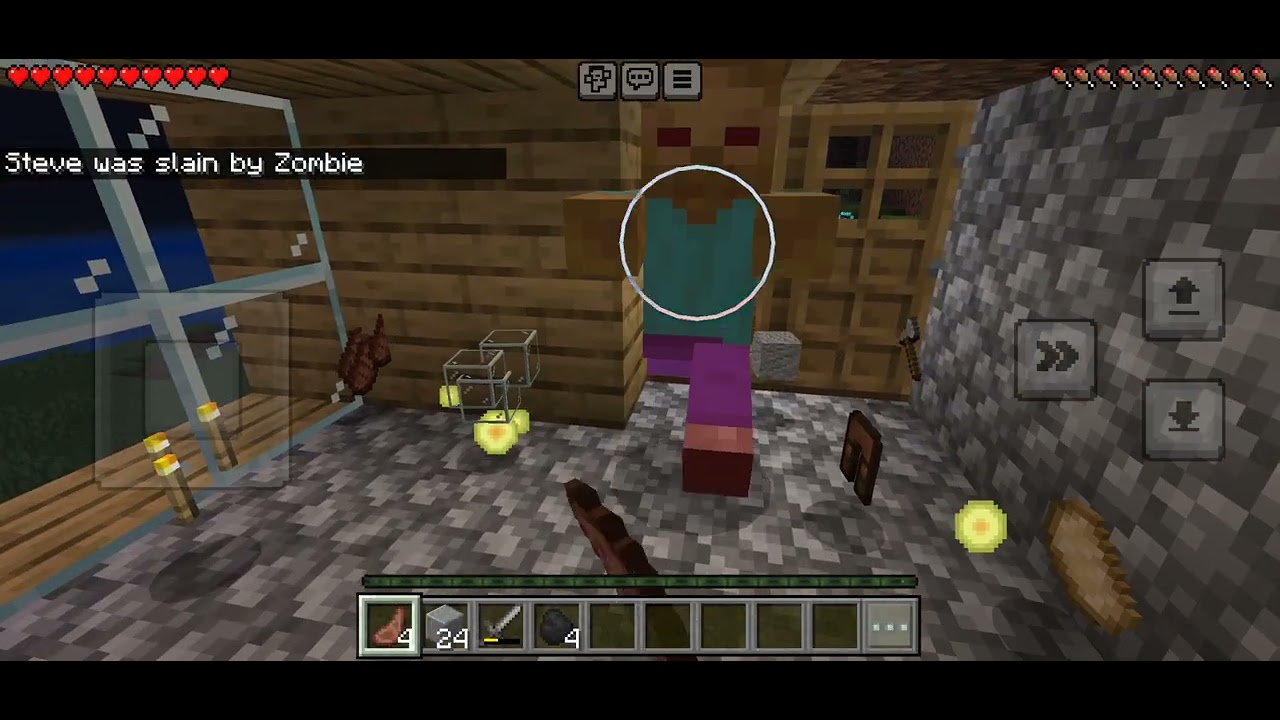 My Minecraft World Day 2  [I did off cam mining]