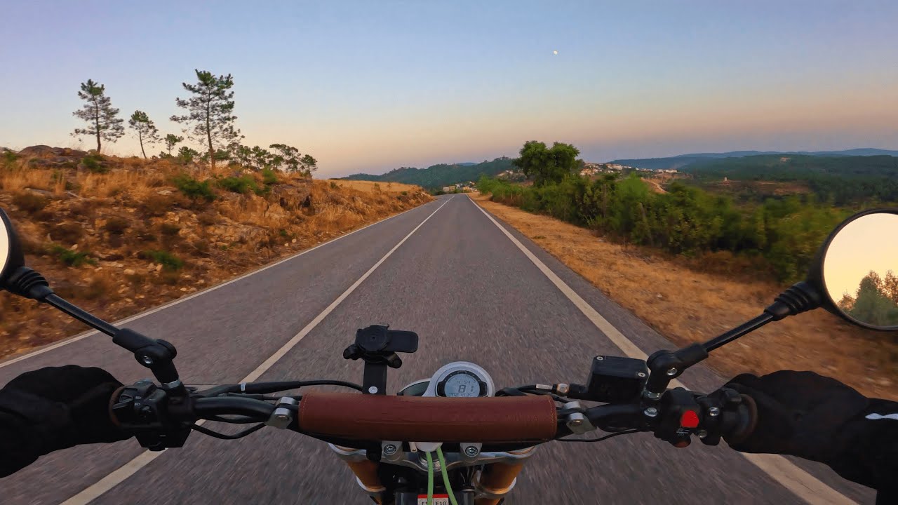 Evening Bike Ride at Dusk | Fantic Caballero 500 | 4K RAW ONBOARD