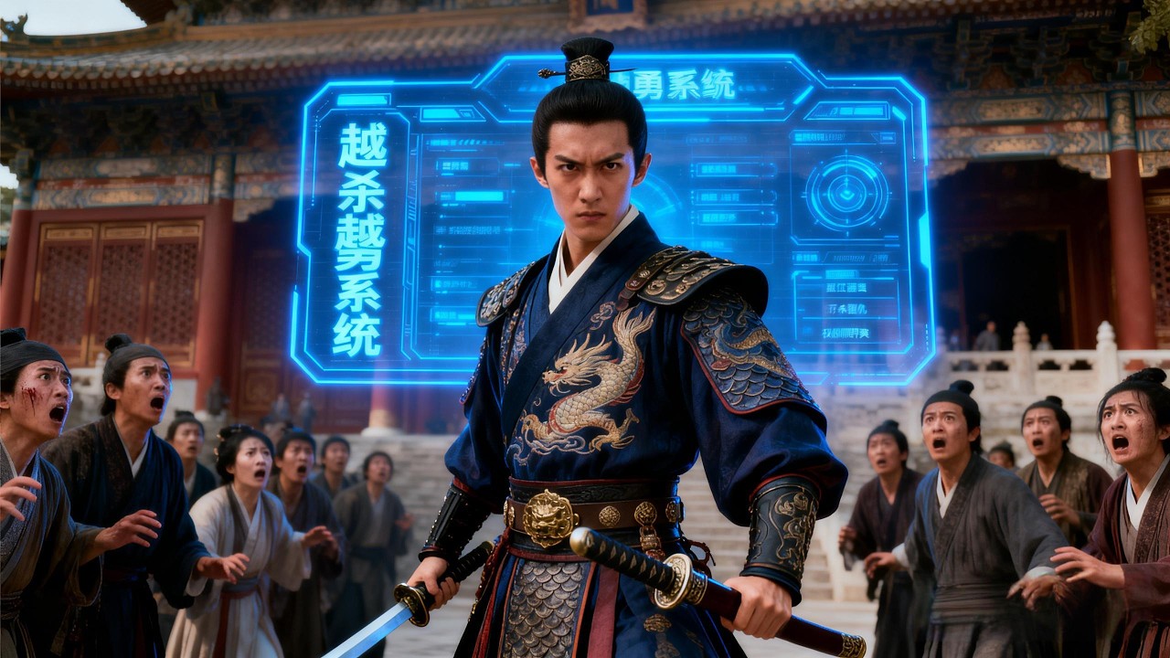 Modern man transmigrates to ancient times, gains a level-up system from the beginning.