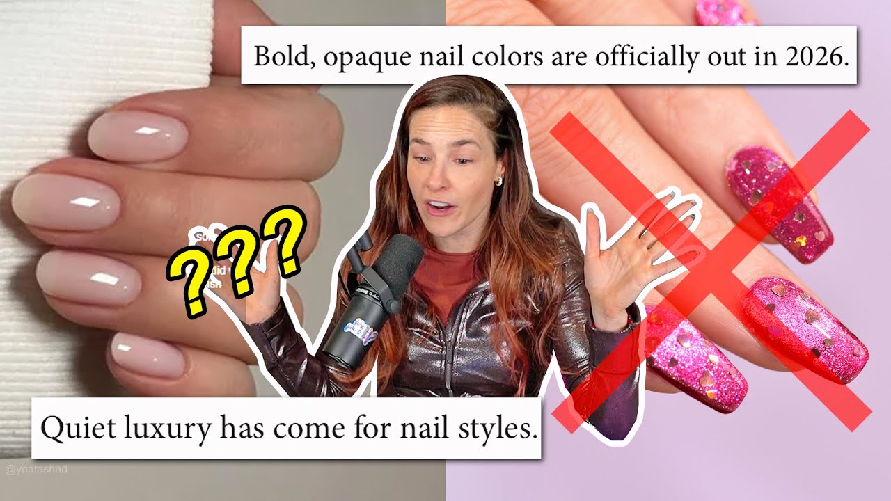They told me to *shut up*?? Analyzing 2026 Nail Trends📊💅