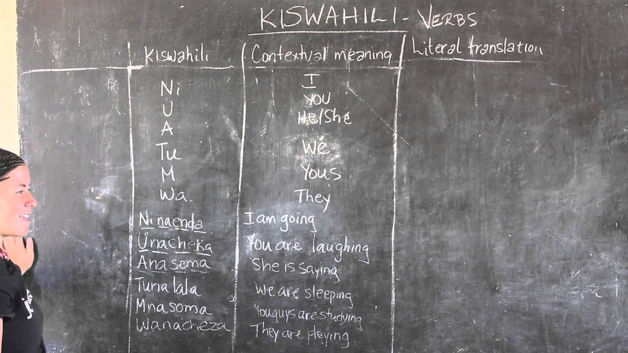 Video #10 - GO! presents: BEST Swahili Tutorials - SUBJECT & VERB (live from Tanzania)