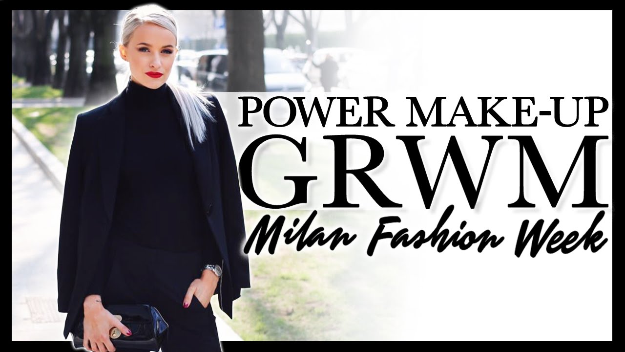 GET READY WITH ME: Classic Power Makeup in Milan!