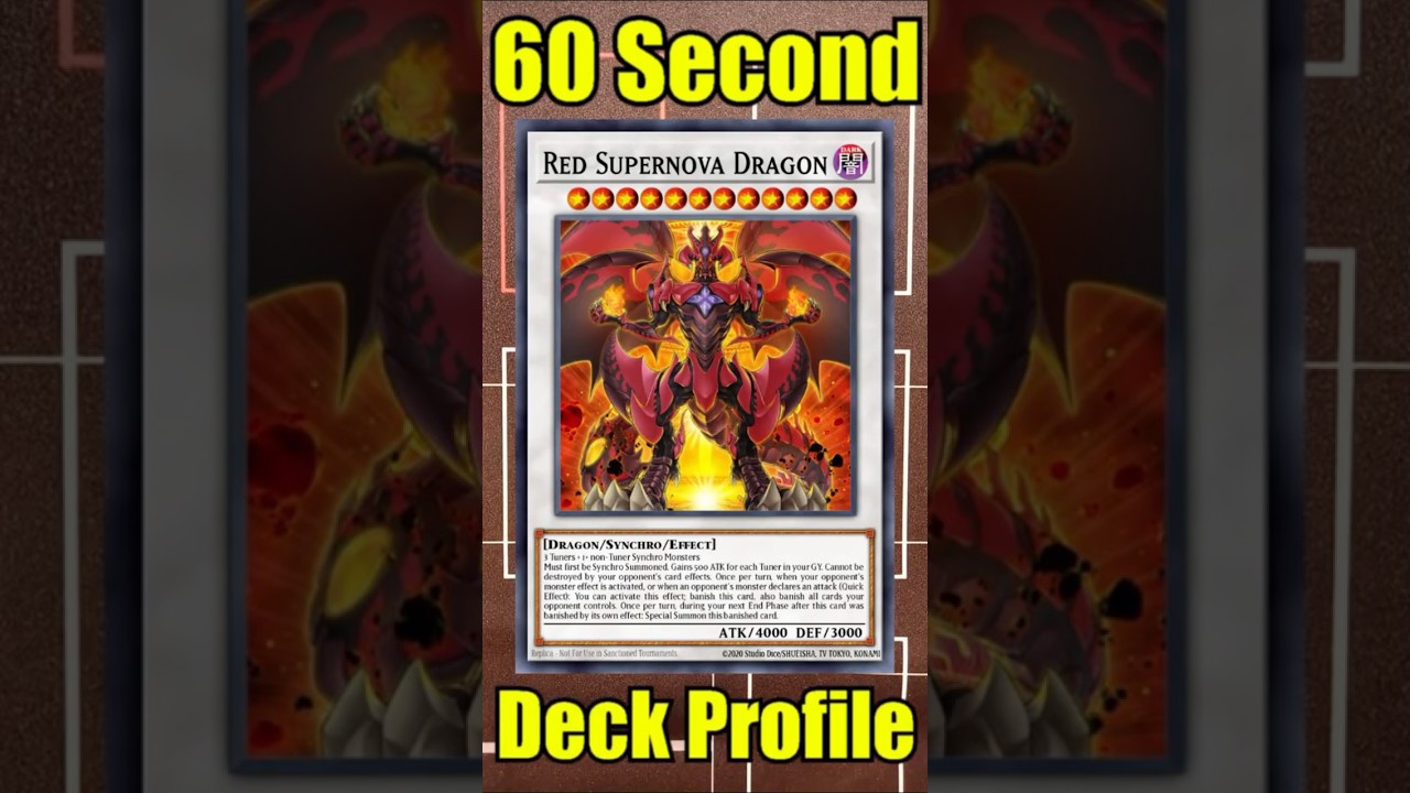 60 Second Red Dragon Archfiend Centurion Deck Profile! 