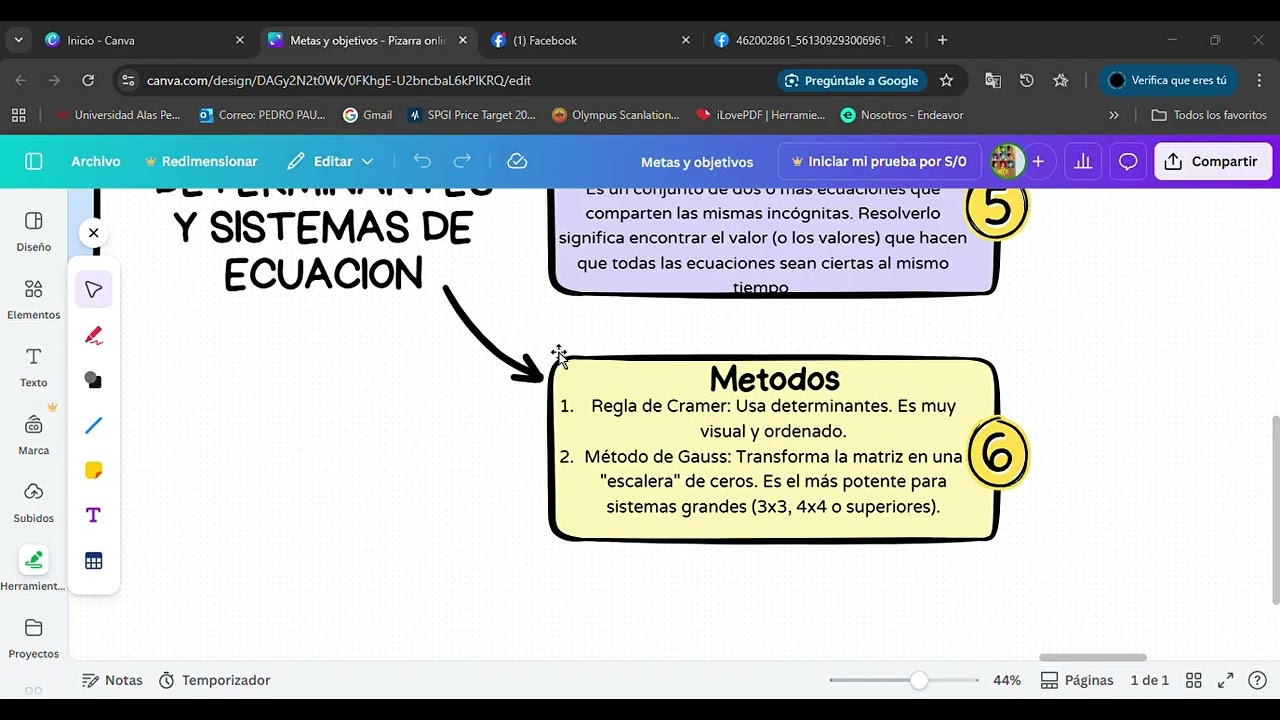Matrices, determinantes y sistema de ecuaciones
