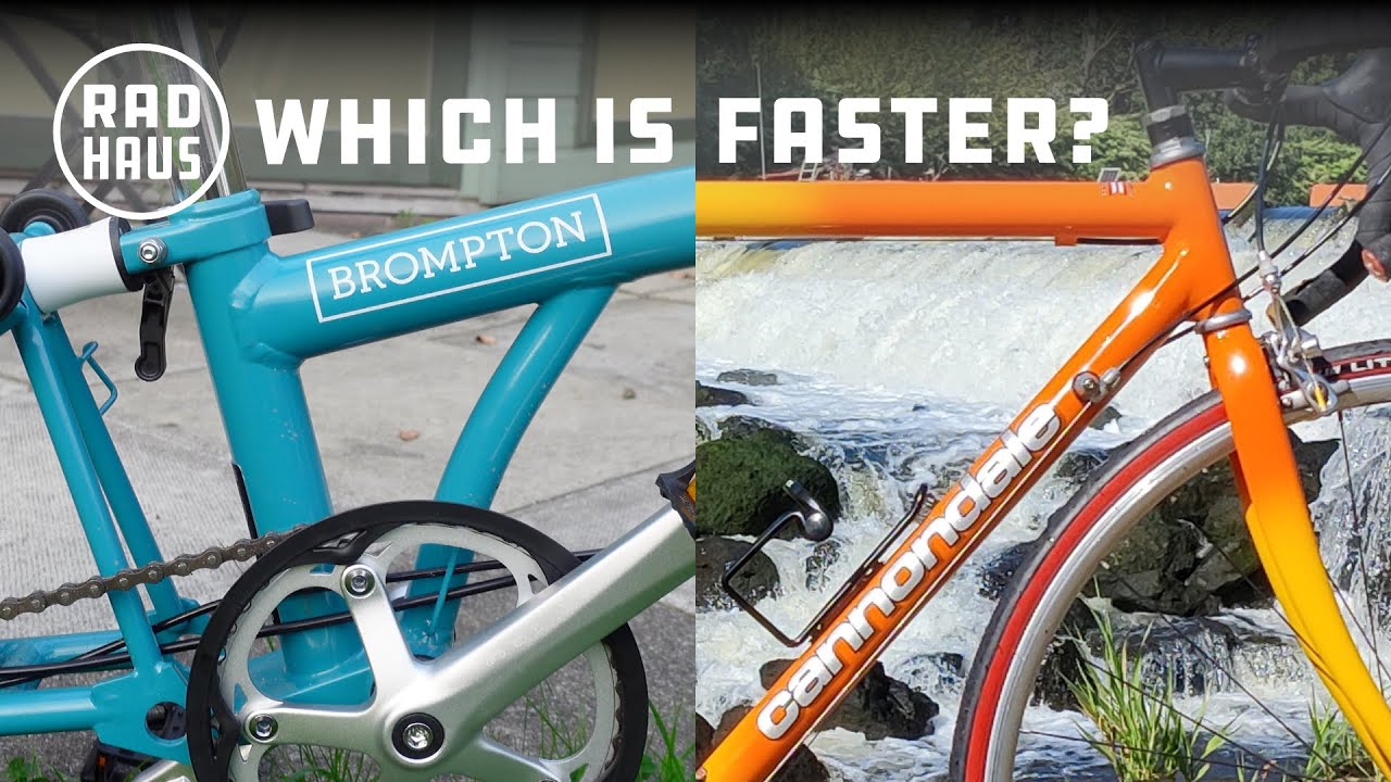 Is a Brompton faster than a road bike - The answer may surprise you!