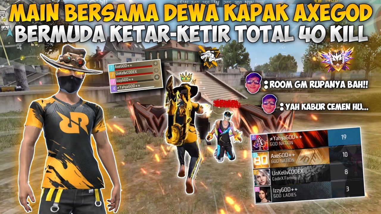MABAR BERSAMA DEWA KAPAK AXEGOD!! BERMUDA KETAR-KETIR TOTAL 40KILL