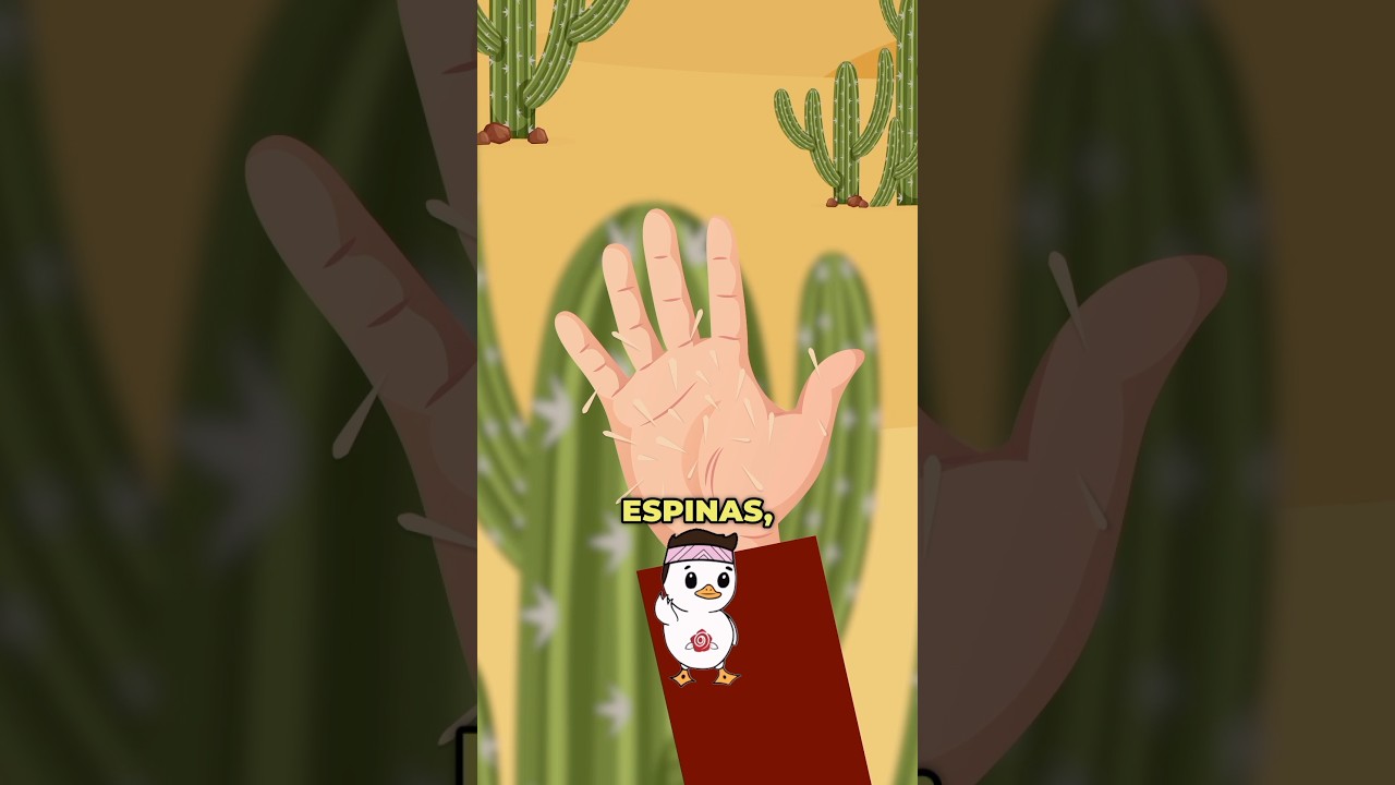 C&oacute;mo SACAR las ESPINAS de CACTUS de tu MANO