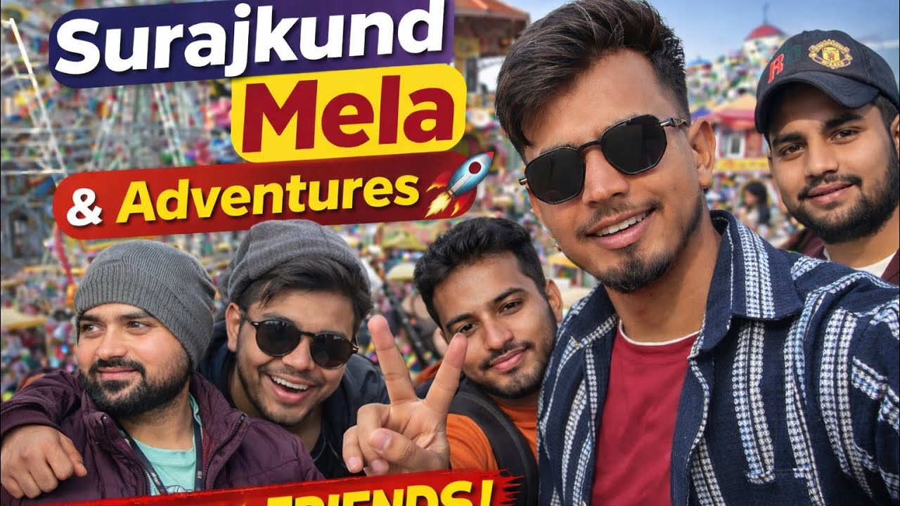 𝗠𝗔𝗦𝗧𝗜 𝗪𝗜𝗧𝗛 𝗙𝗥𝗜𝗘𝗡𝗗𝗦 𝗜𝗡 𝗦𝗨𝗥𝗔𝗝𝗞𝗨𝗡𝗗 𝗠𝗘𝗟𝗔 😍🎡 | 𝗙𝘂𝗹𝗹 𝗔𝗱𝘃𝗲𝗻𝘁𝘂𝗿𝗲 & 𝗙𝘂𝗻 𝗩𝗹𝗼𝗴