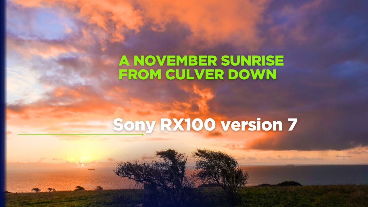 A November Sunrise from Culver Down