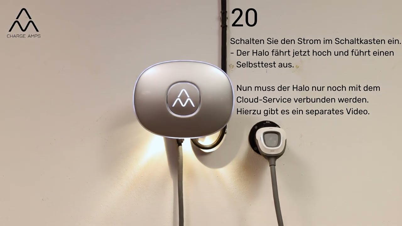 Installation des Charge Amps Halo