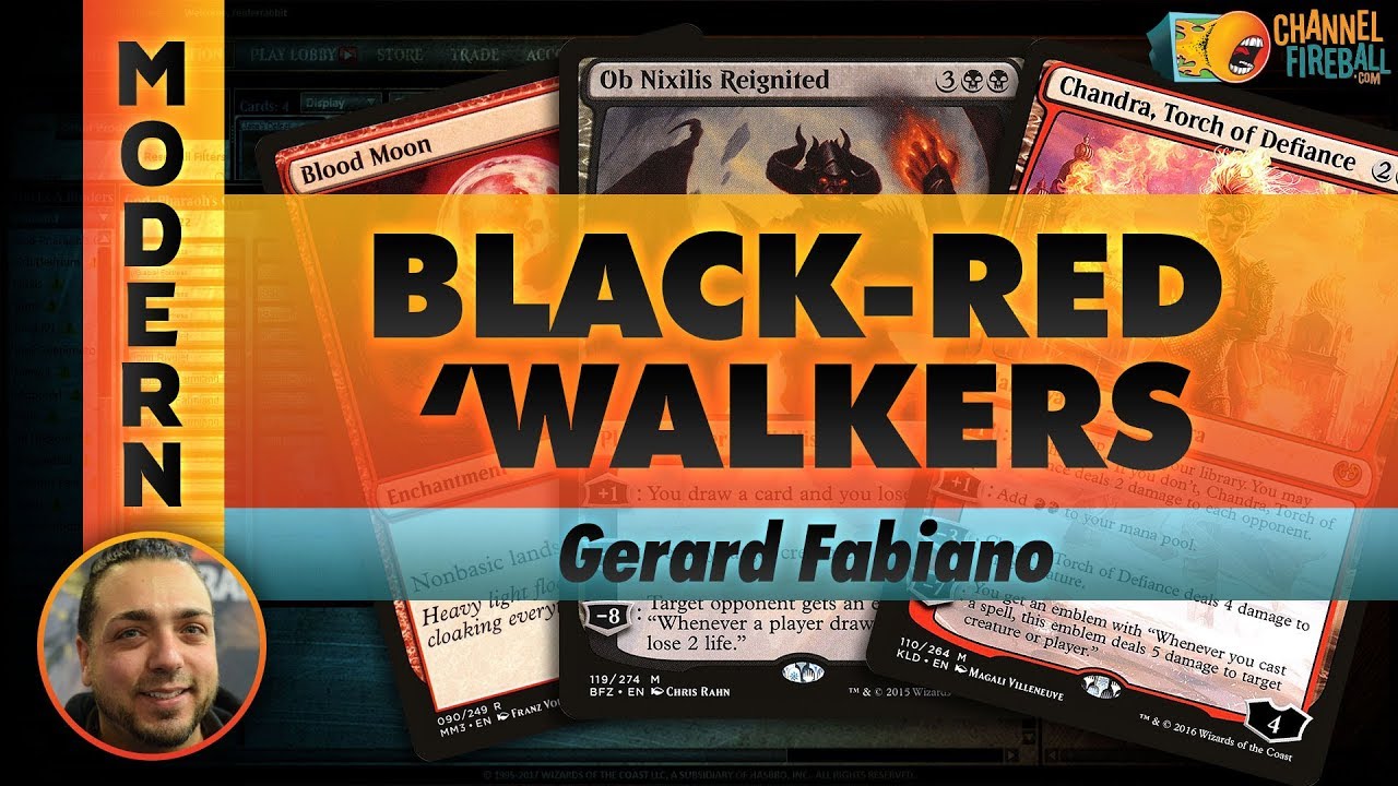 Channel GFabs - Modern Black-Red 'Walkers