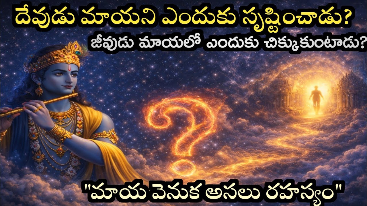 మాయ అంటే ఏమిటి? | మన జీవితం ఎందుకు ఇలా ఉంది? | ఆత్మ – మాయ – మోక్షం స్పష్టమైన వివరణ| Telugu Spiritual