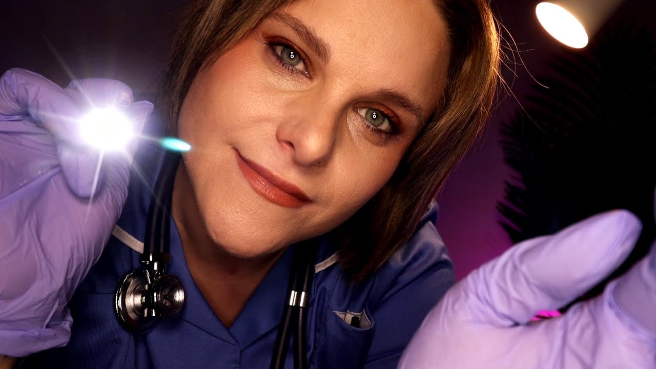 Most Relaxing ASMR Night Nurse: Check Up & Wound Care