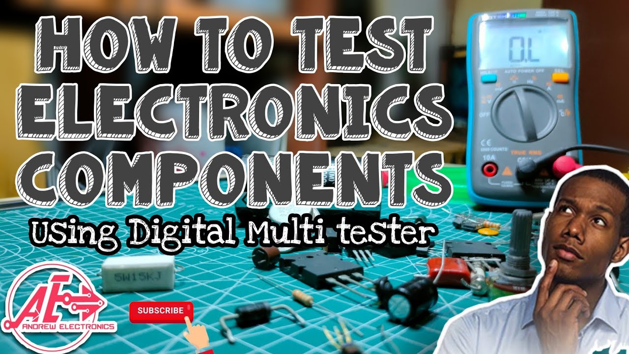How to Test Electronics Components Using Digital Tester |Tagalog