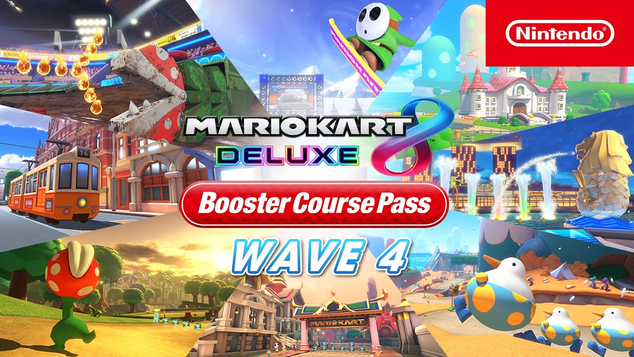 Wave 4 of the Mario Kart 8 Deluxe – Booster Course Pass arrives March 9th!