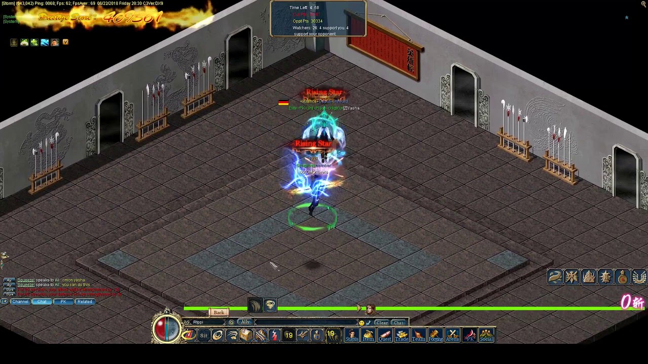 Conquer Online Elite PK 22-06-2018 Storm Server