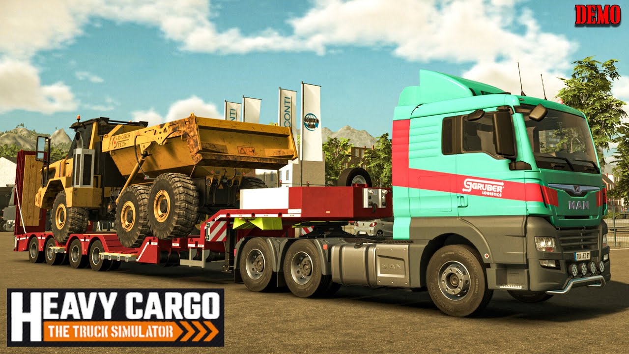 Heavy Cargo The Truck Simulator ⚝ Demo ⚝ Heavy Long Oversized Cargo Moving Simulator