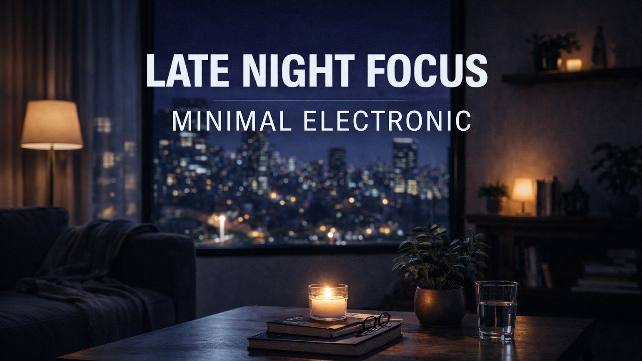 새벽 2시 일렉트로니카 | Late Night Focus | Minimal Electronic