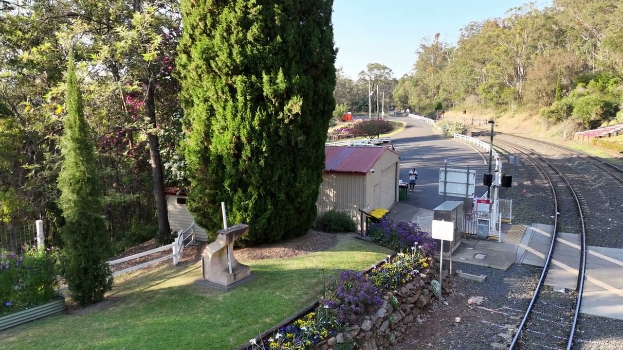 “Spring Bluff Train Station Toowoomba | Stunning Drone Fly Through 🚂🌳✨