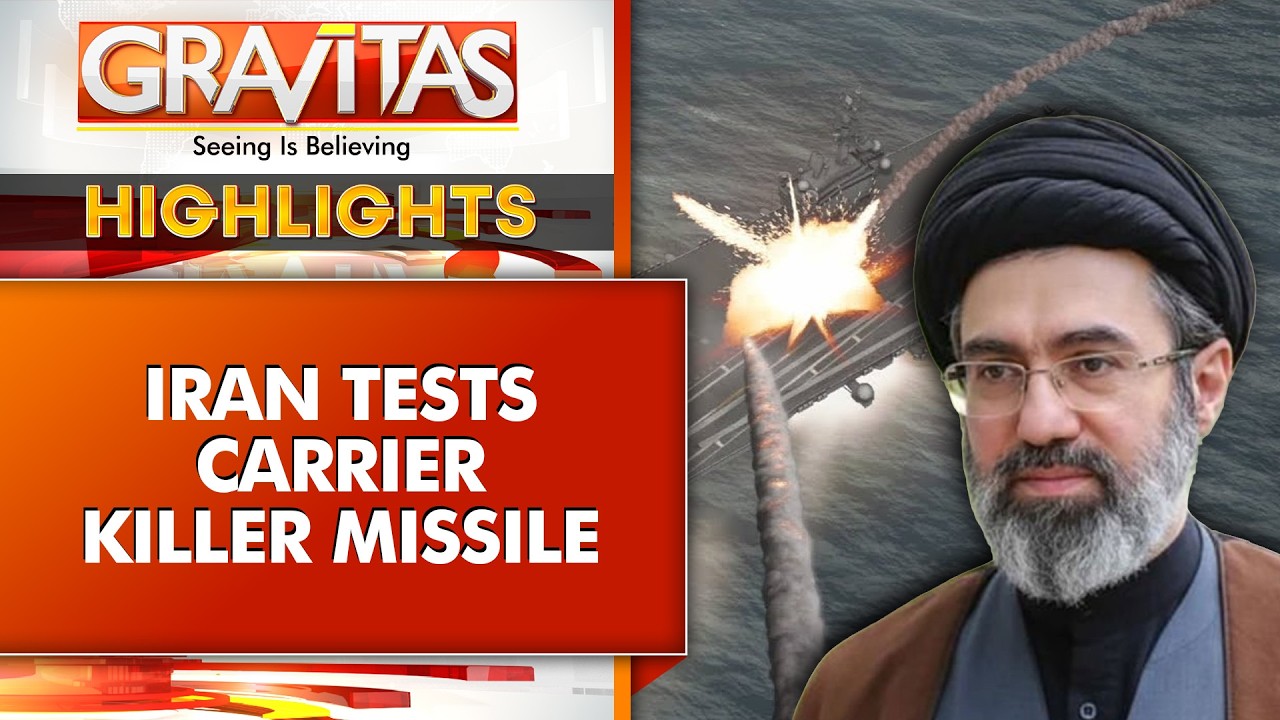 Iran Successfully Tests New Weapon to Sink US Carriers | GRAVITAS Highlights
