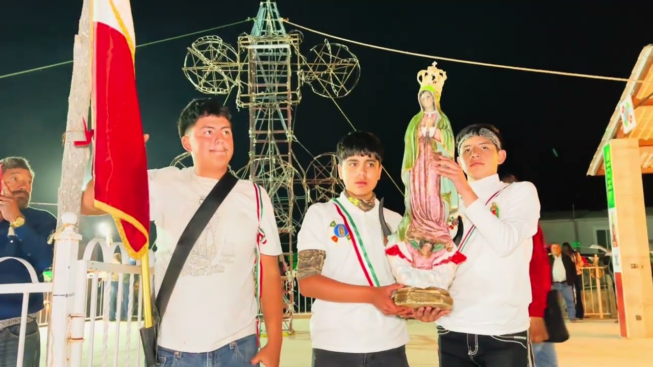 Llegada - Antorcha Guadalupana 2025 - San Antonio de Guadalupe, Chalchihuites, ZAC