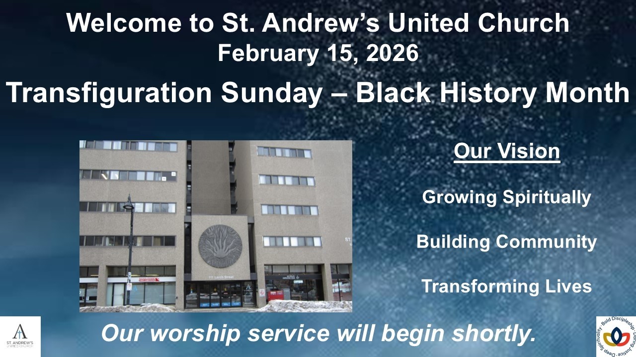 Sunday, February15, 2026, St. Andrew's United, Sudbury