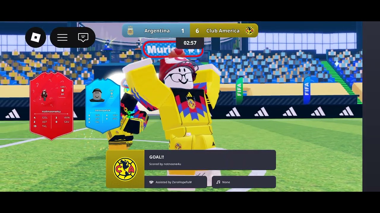 Roblox football (Argentina vs Club America)