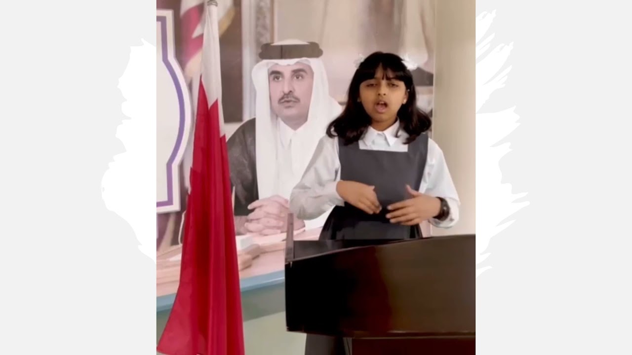 مشاركة الطالبة مشاعل عبدالماجد في يوم المعلم