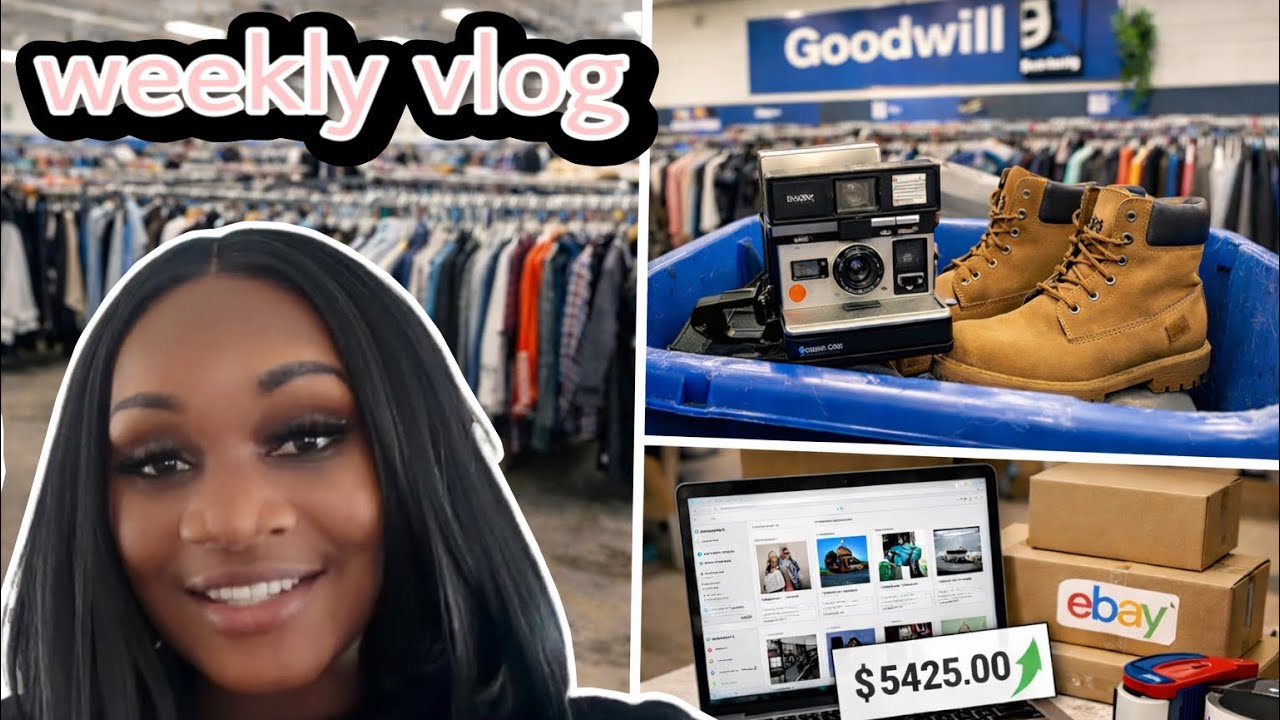 A Week in the Life of a Part-Time Reseller | Thrifting Every Day for eBay Profit