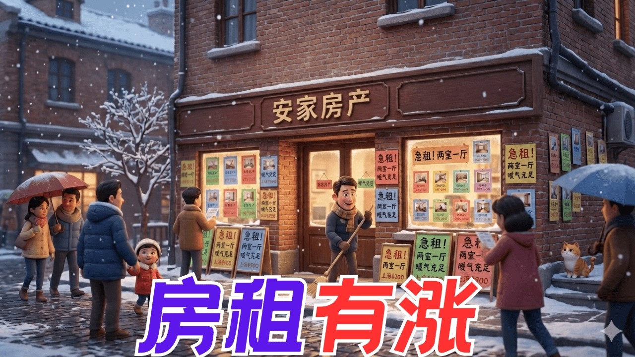 中国城市租房市场变化中 一线城市房租出现结构性上涨【昆哥看房产】
