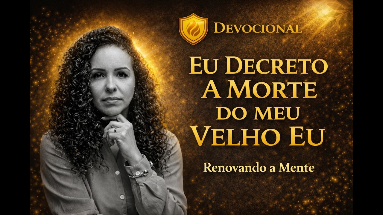 “EU DECRETO A MORTE DO MEU VELHO EU HOJE” e escolho renovar minha mente. Romanos 12:7