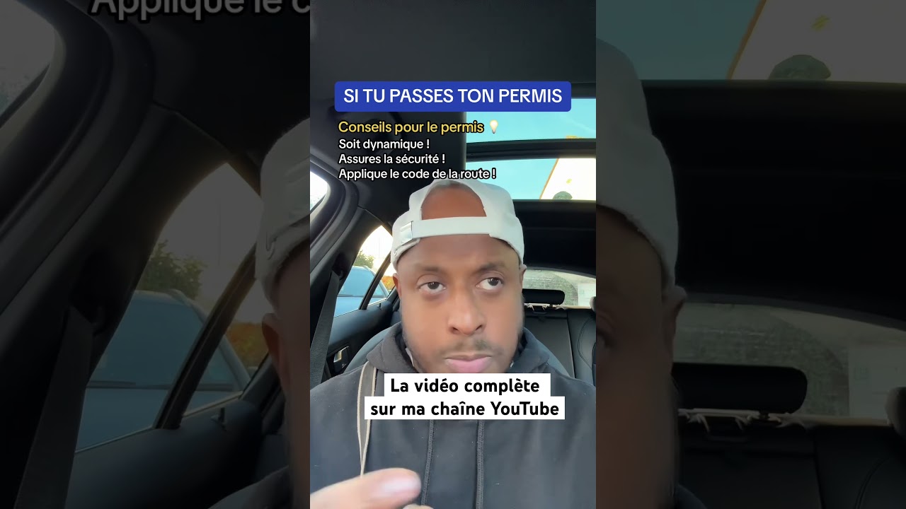 Les derniers conseils avant l&rsquo;examen du permis 🙏 force &agrave; vous les &eacute;l&egrave;ves