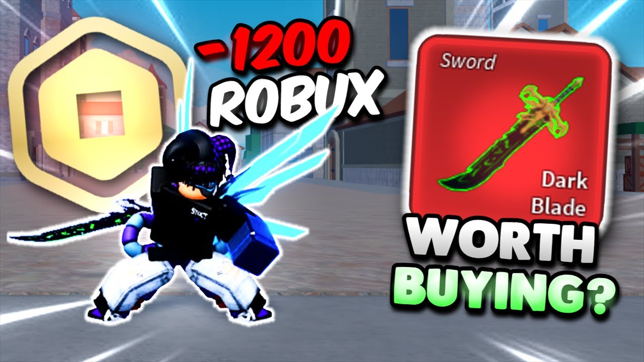 Действительно ли DARK BLADE стоит 1200 долларов ROBUX в Blox Fruits? (Охота за головами)