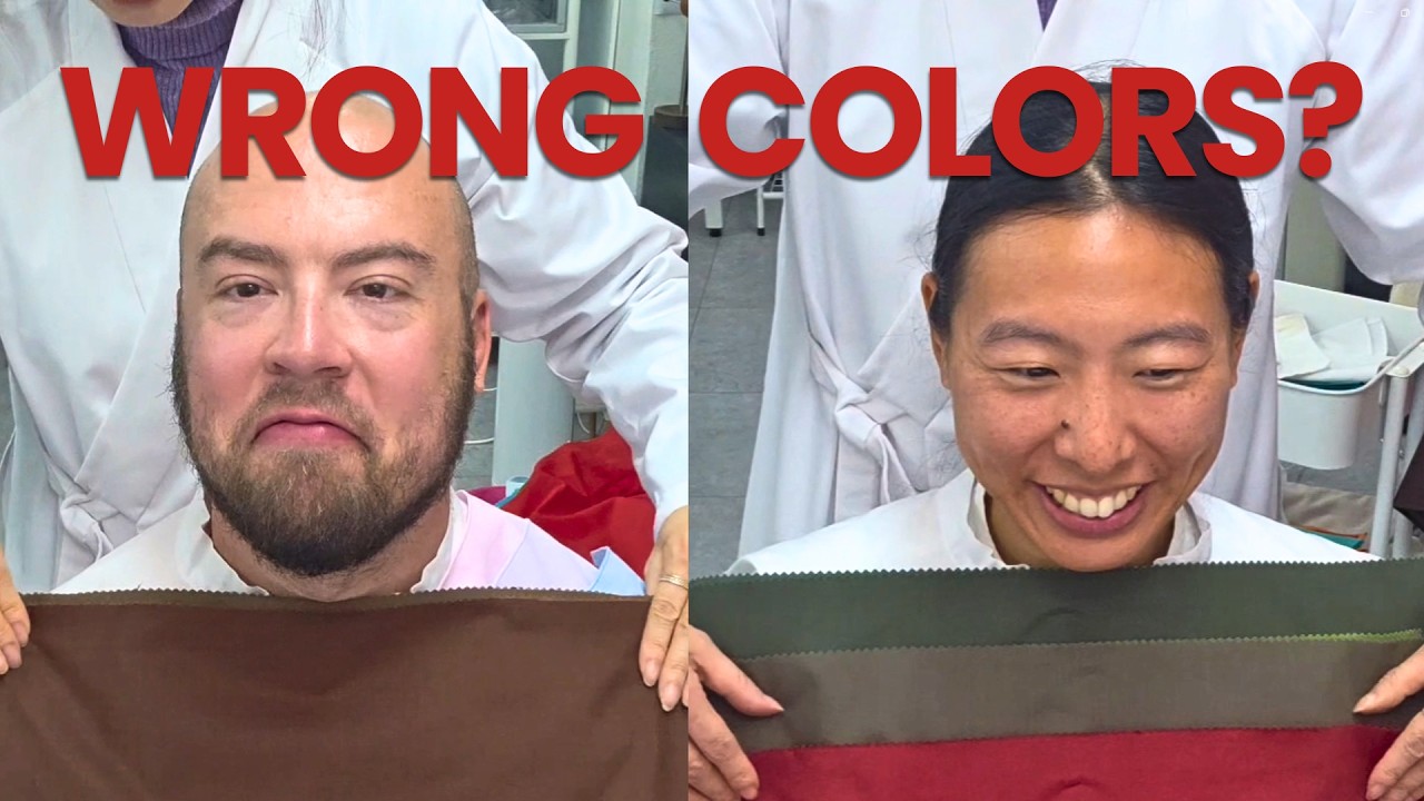 Wedding Colors Mistake?British Couple Finds Their Personal Colors in Seoul
