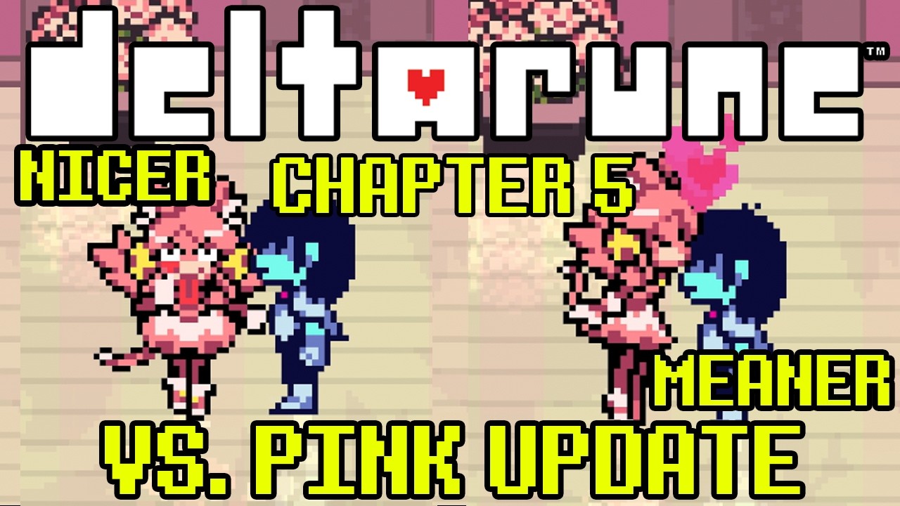 *UPDATE ALL CHANGES* PINK (MAD MEW MEW) HARD MODE (Meaner) Secret Boss Fight | DELTARUNE CHAPTER 5