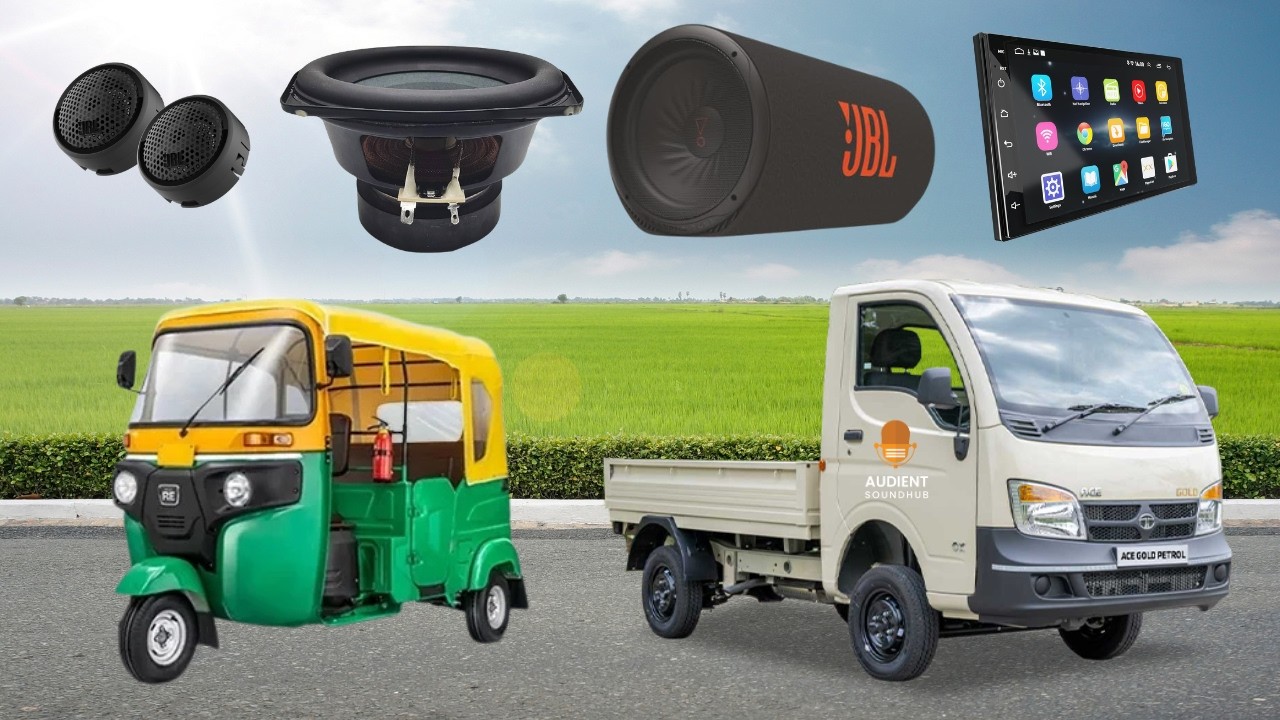 Tata Ace Gold માં JBL Sound Setup 🔥 Truck Modified with Bass Tube & Screen | Full Review