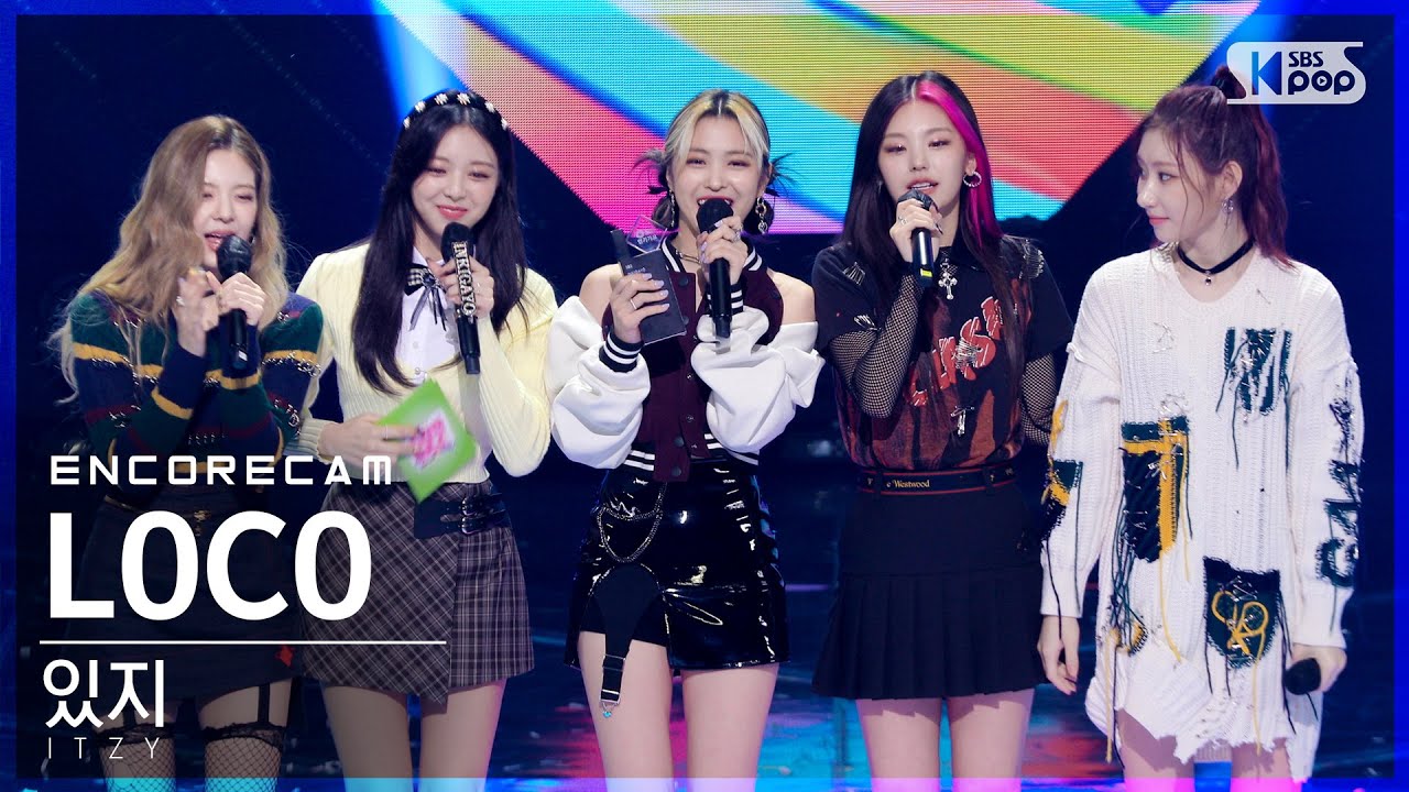 [앵콜캠4K] 있지 'LOCO' 인기가요 1위 앵콜 직캠 (ITZY Encore Fancam) | @SBS Inkigayo_2021.10.10.