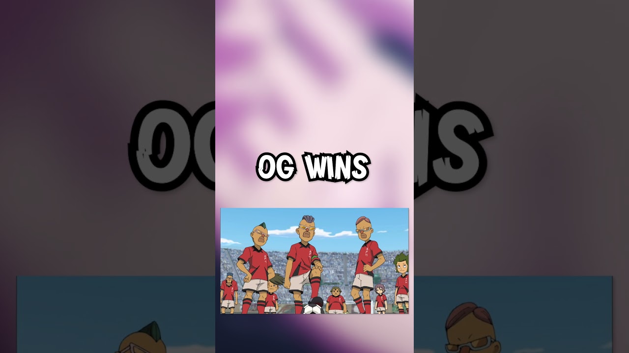 Inazuma Eleven Teams: OG vs Go #shorts